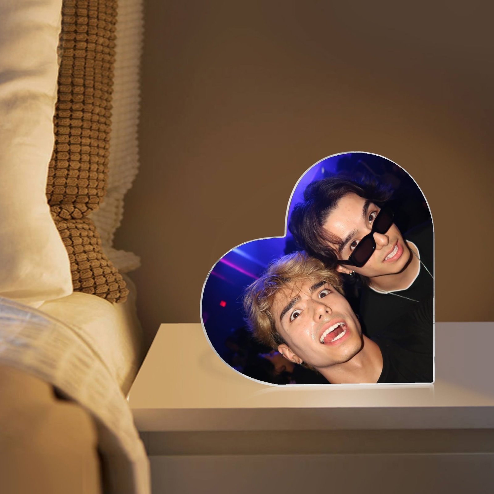 Featured image for 'Heart Shaped Christmas Acrylic Keepsake Ornament Personalized Gift'