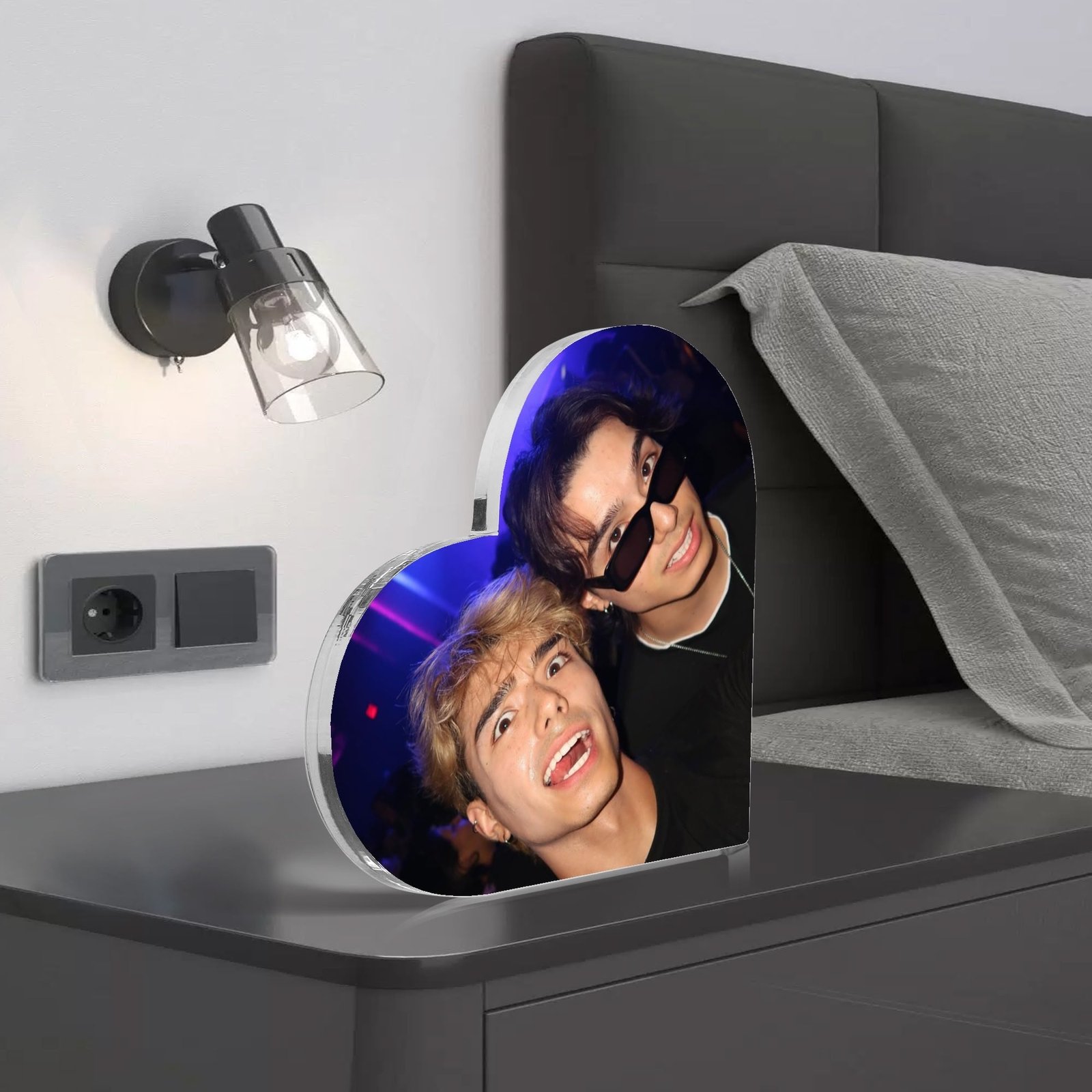 Featured image for 'Heart Shaped Christmas Acrylic Keepsake Ornament Personalized Gift'