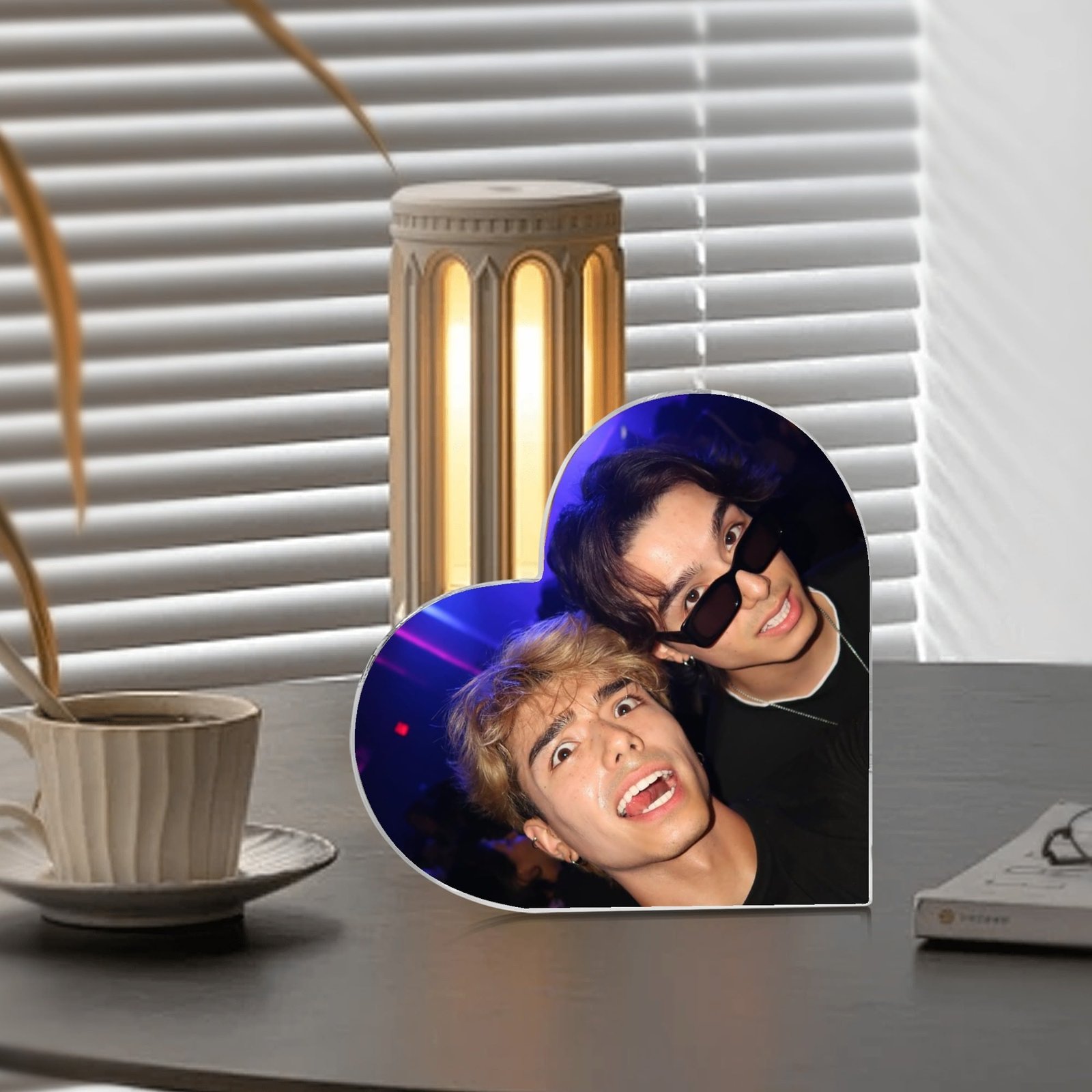 Featured image for 'Heart Shaped Christmas Acrylic Keepsake Ornament Personalized Gift'